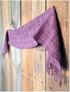 Rivers and Roads - Woven Scarf Kit  (claret / wisteria) (image A)