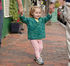 Children's V-Neck Down Pullover by Knitting Pure and Simple (image A)