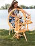 Kromski Polonaise Spinning Wheel, Clear (image A)