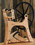 Flatiron Spinning Wheel, Double-Treadle by Schacht (image A)