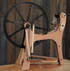 Flatiron Spinning Wheel, Double-Treadle by Schacht (image B)
