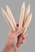 Basix 8" Double-point Bamboo Knitting Needles, Size 36 (20mm) by Knitter's Pride (image A)