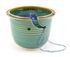 Ocean Green Stoneware Yarn Bowl - Made in Maine (image B)