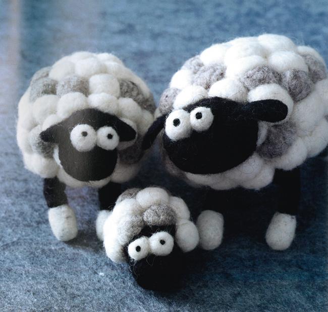 Woolbuddy Needle Felting Kit Sheep - The Websters