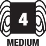 logo for medium number four yarn weight